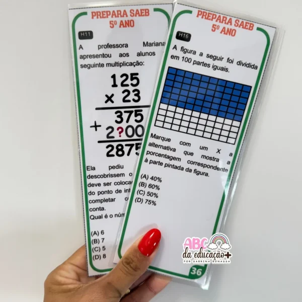 Prepara SAEB 5º ano  Matemática - Imagem 3
